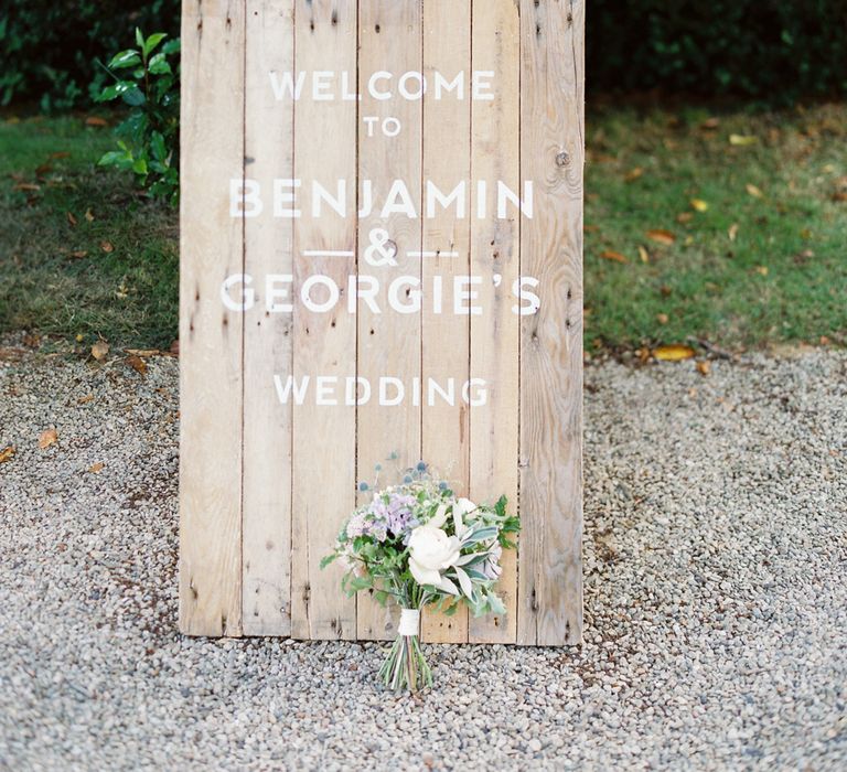 Wooden Wedding Sign