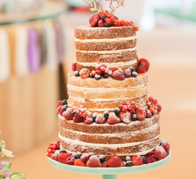 Naked Wedding Cake