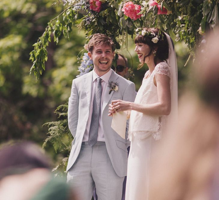 Bride With Flower Crown