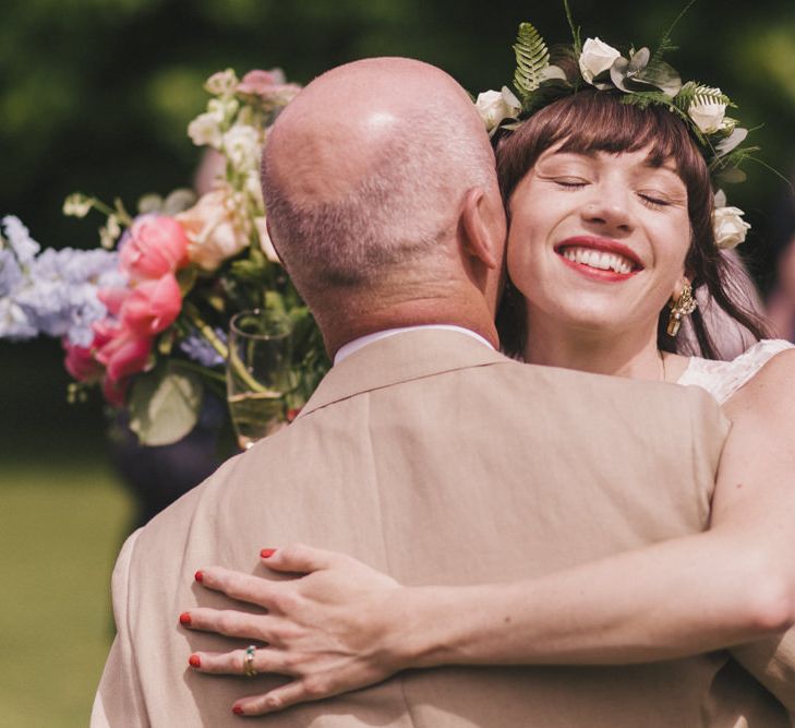 Bride in Flower Crown