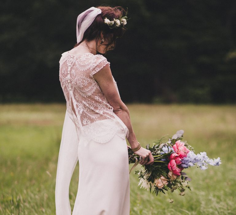 Bride in Laure De Sagazan Separates