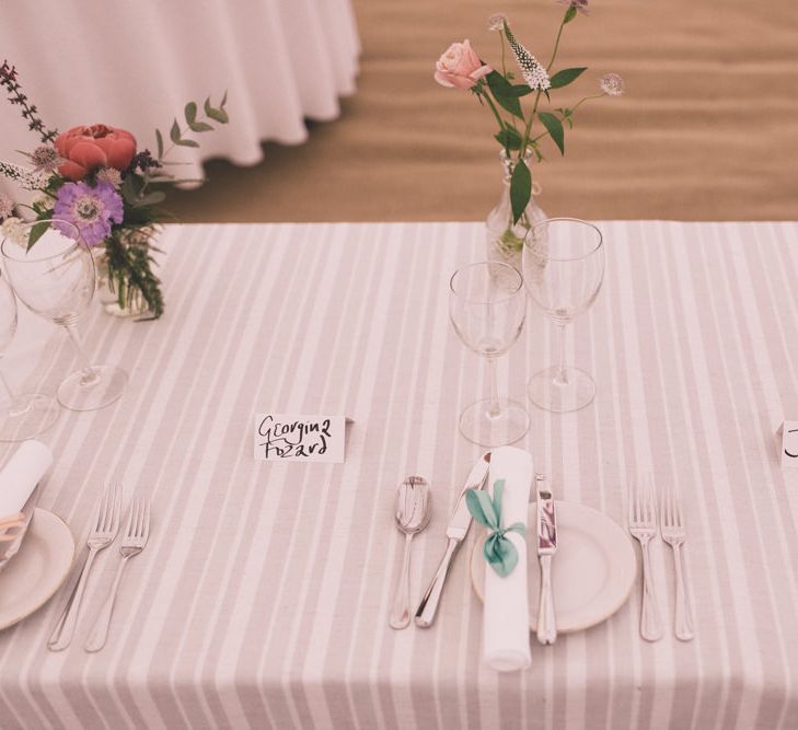 Striped Table Cloths For Wedding