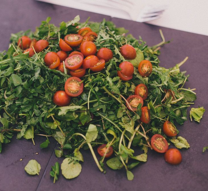 Wedding Food Sharing Salads