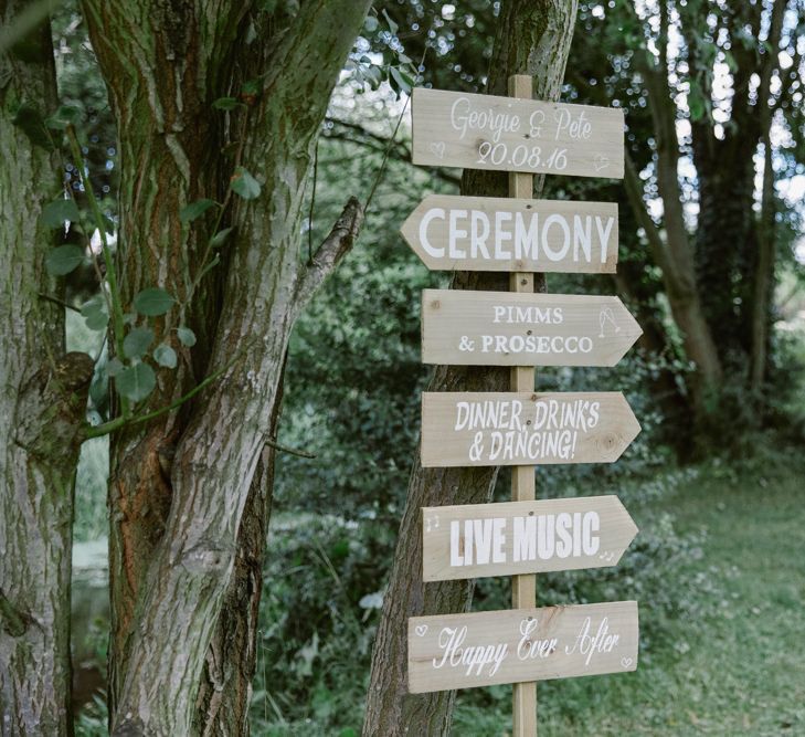 Wooden Wedding Sign | Wedding Decor | Natalie J Weddings Photography