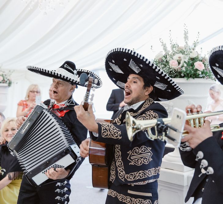 Mariachi Band | Pastel Pink Marquee Wedding | Natalie J Weddings Photography