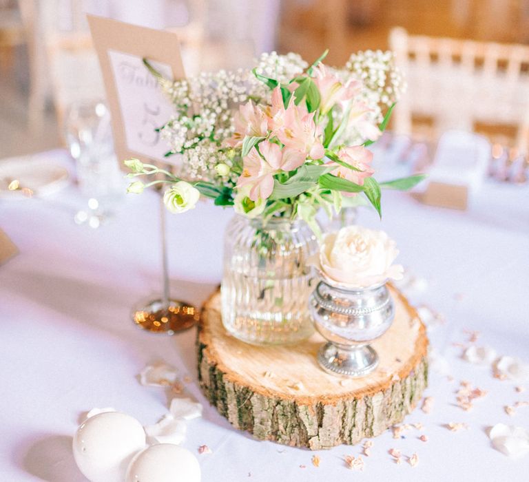 Rustic Table Centrepieces