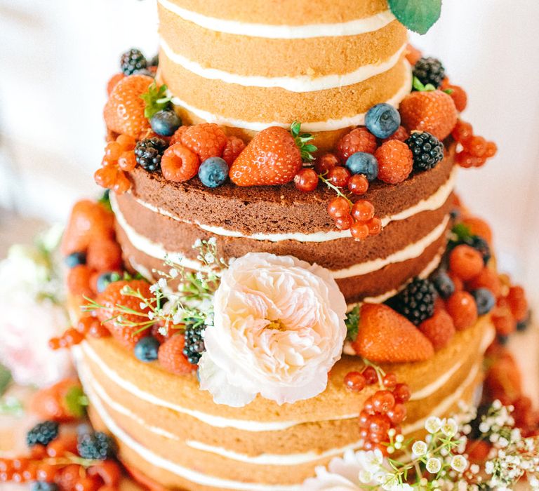 Naked Wedding Cake