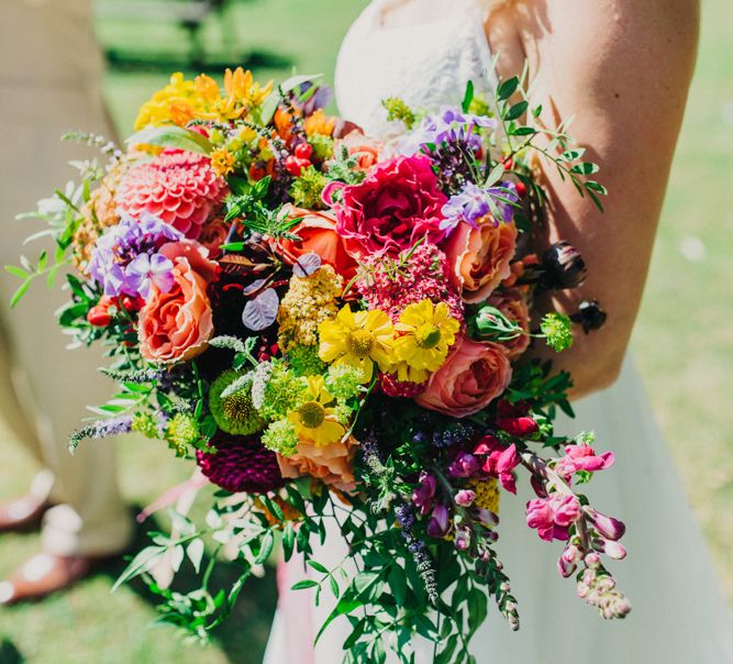 Bright Bridal Bouquet