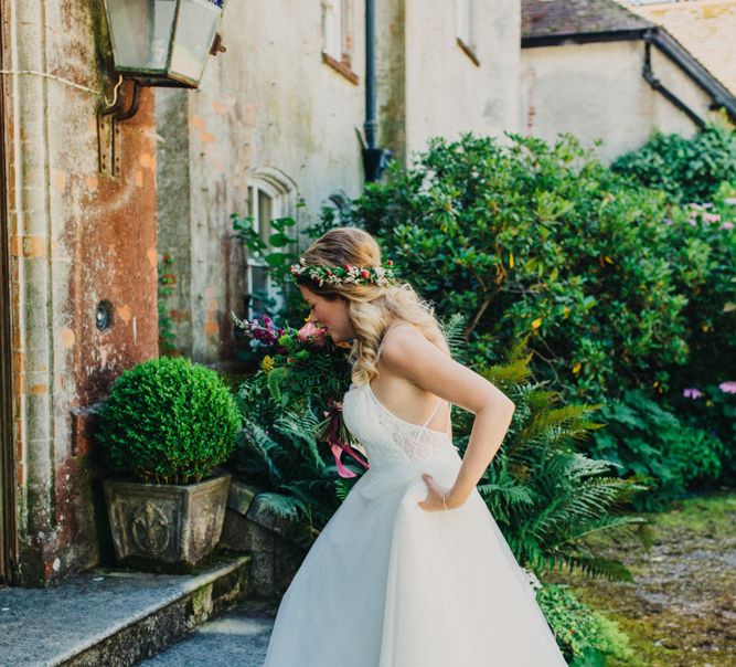 Bride in Madeira Willowby by Watters Wedding