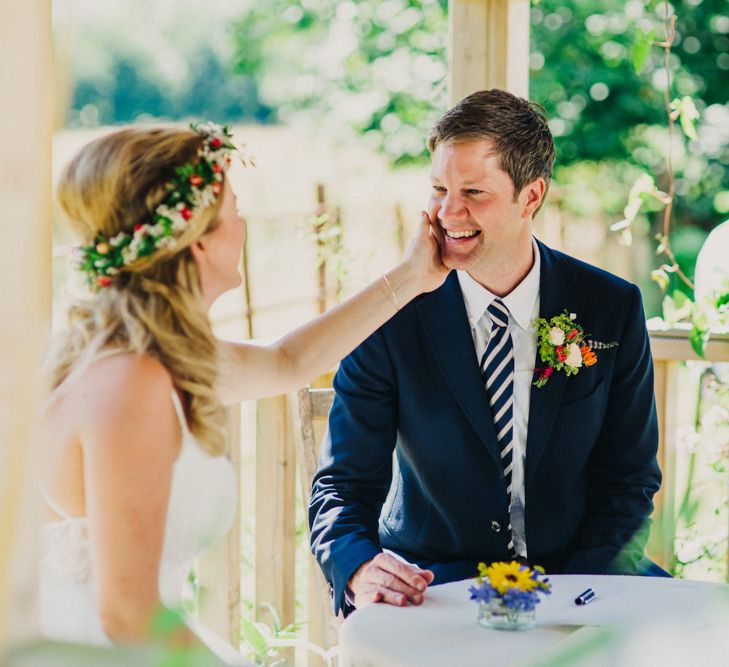 Outdoor Wedding Ceremony at Shillingstone House, Dorset