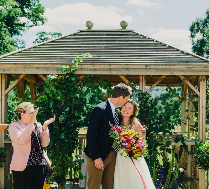 Outdoor Wedding Ceremony at Shillingstone House, Dorset