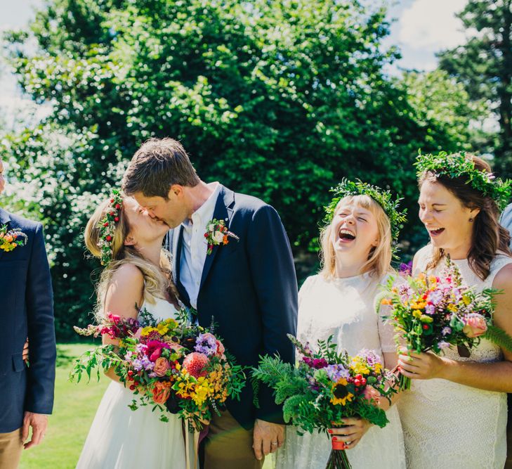 Bride in Madeira Willowby by Watters Wedding Dress