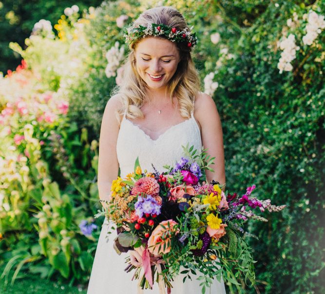 Bride in Madeira Willowby by Watters Wedding Dress