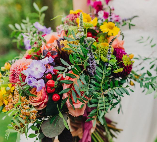 Bright Bridal Bouquet