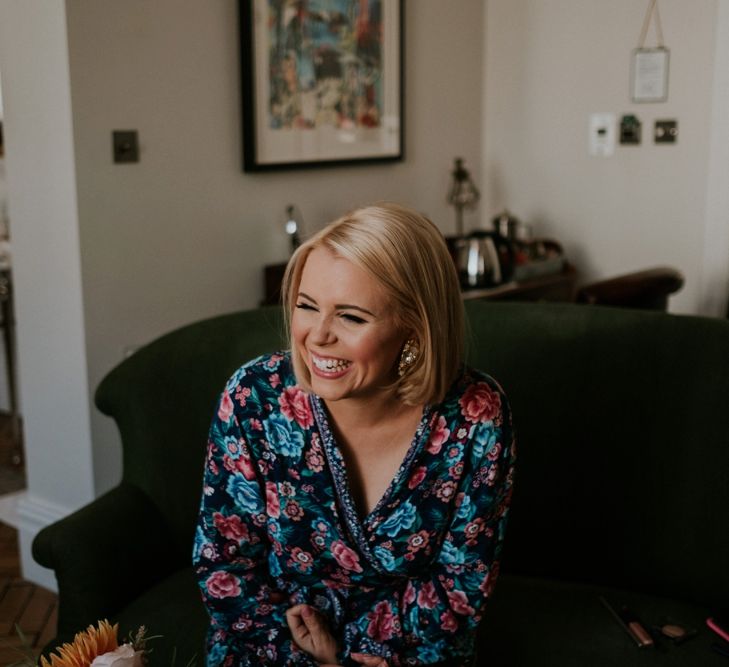 Bride Getting Ready For Wedding Day