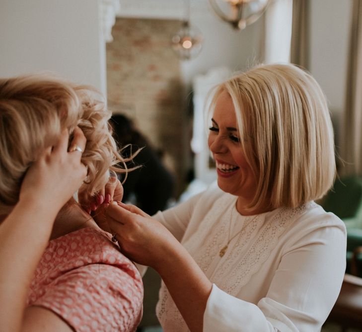 Bride Getting Ready For Wedding Day