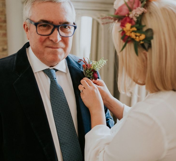 Bride Getting Ready For Wedding Day