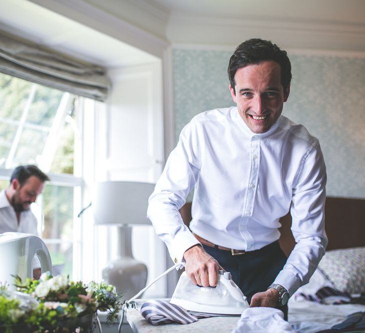 Groom Ironing