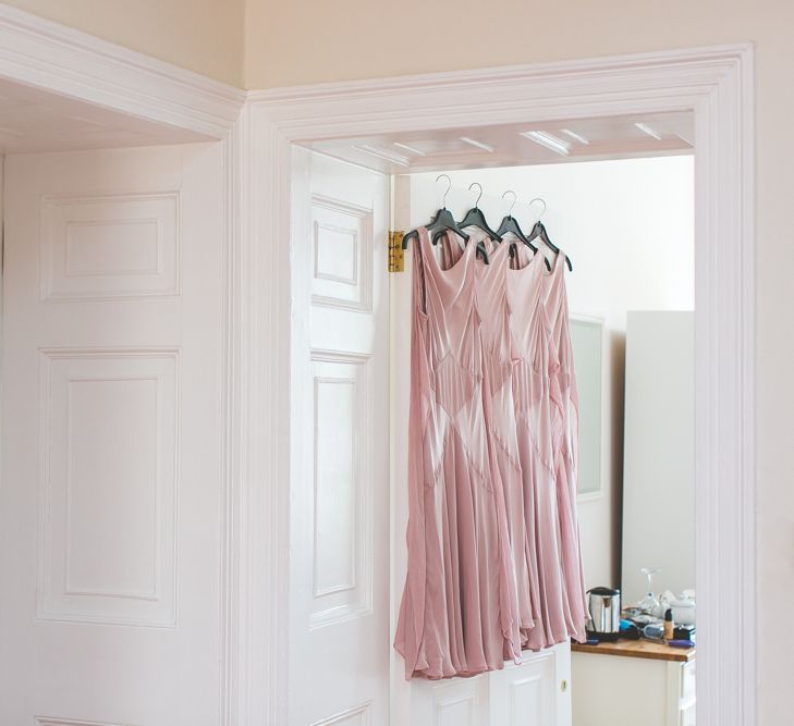 Pink Ghost Bridesmaids Dresses