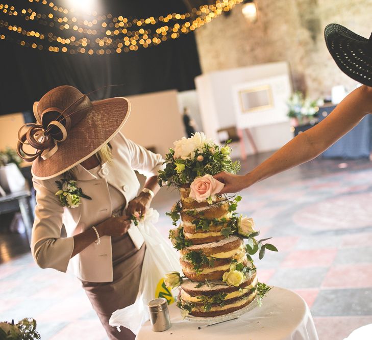 Naked Wedding Cake