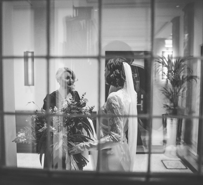 Wedding Morning Bridal Preparations | Vintage Wedding at The Asylum & Town hall Hotel London | Kevin Fern Photography