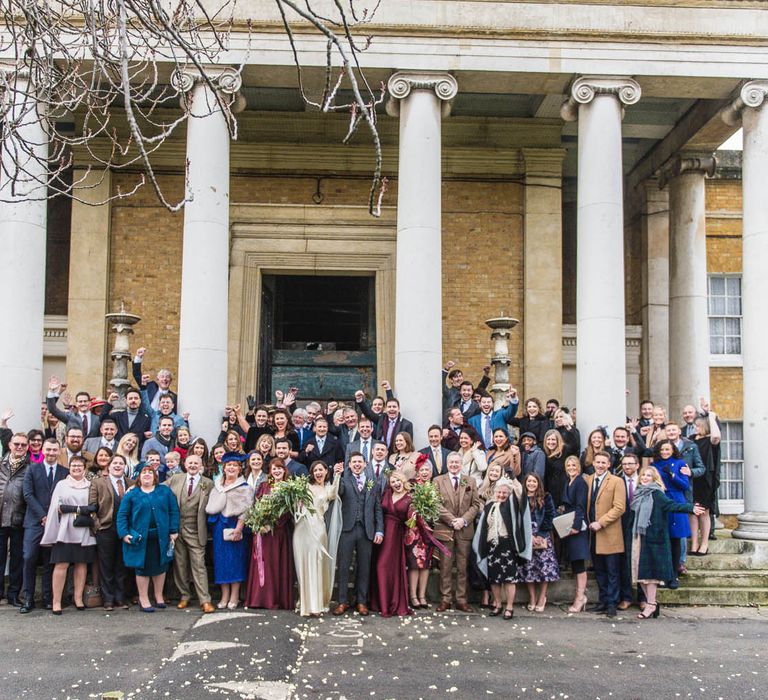 Wedding Guests | Vintage Wedding at The Asylum & Town hall Hotel London | Kevin Fern Photography