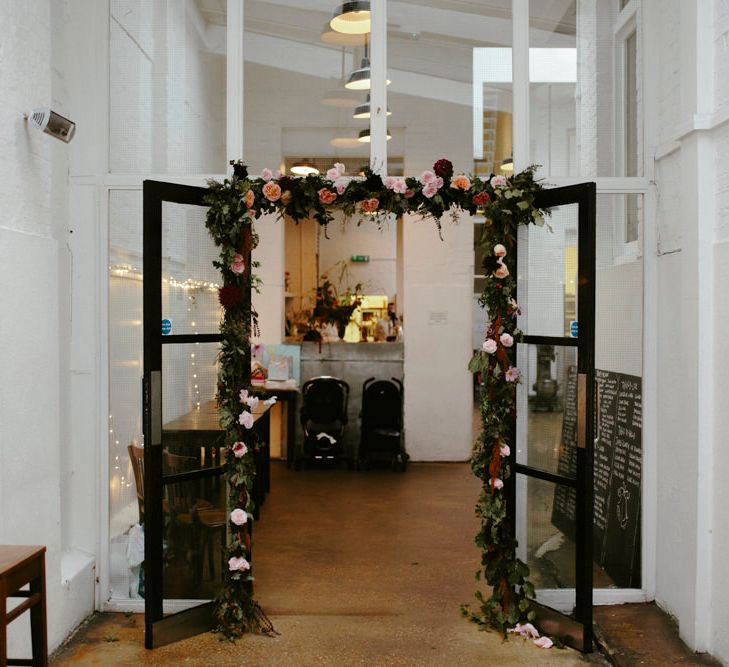 Floral Garland to St JOHN Entrance