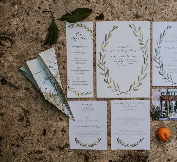 Work and Turn Design Laurel Wedding Stationery | D&A Photography | Ben Walton Films