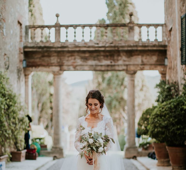 Bride in Morgan Davies Gown | D&A Photography | Ben Walton Films