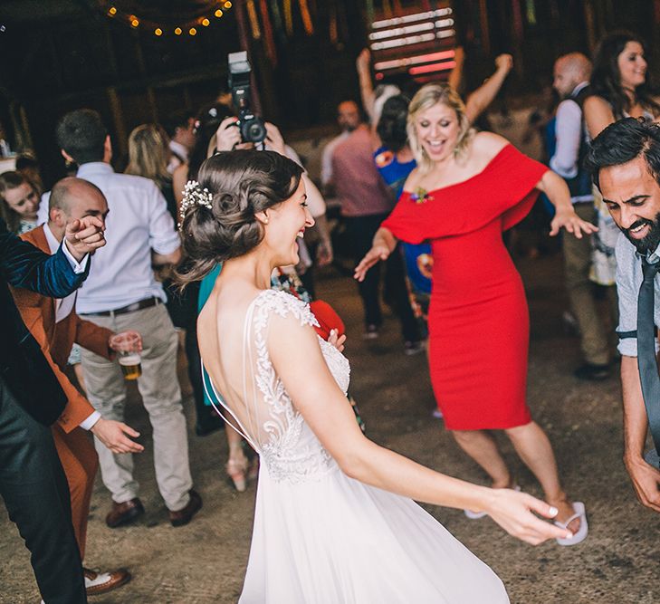 Outdoor Summer Wedding With Bright Colour Scheme With Colourful Homemade Decor And Images From Story + Colour Photography