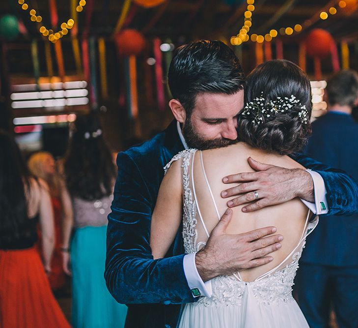 Outdoor Summer Wedding With Bright Colour Scheme With Colourful Homemade Decor And Images From Story + Colour Photography