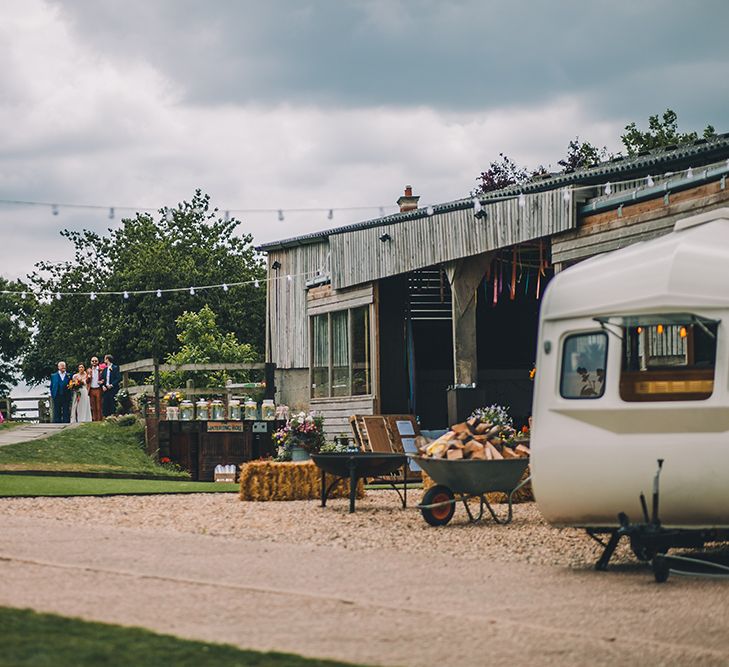 Outdoor Summer Wedding With Bright Colour Scheme With Colourful Homemade Decor And Images From Story + Colour Photography