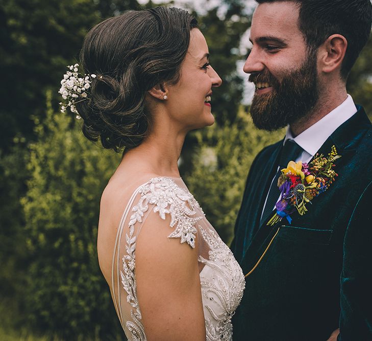 Outdoor Summer Wedding With Bright Colour Scheme With Colourful Homemade Decor And Images From Story + Colour Photography