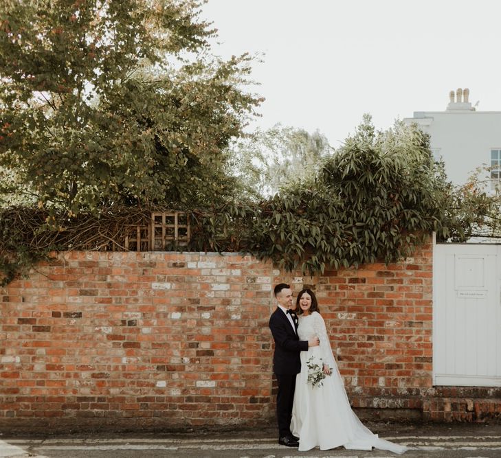 Emma Beaumont Bespoke Bride For A Stylish Intimate Town House Wedding In Cheltenham With Images From The Curries & Florals Ruby And The Wolf