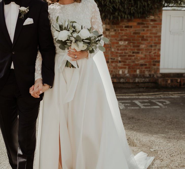 Emma Beaumont Bespoke Bride For A Stylish Intimate Town House Wedding In Cheltenham With Images From The Curries & Florals Ruby And The Wolf