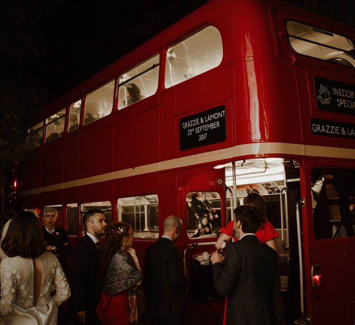 Red Double Decker London Bus For Wedding Image By The Curries