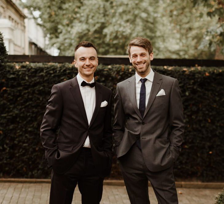 Groom In Tux For Elegant Intimate Town House Wedding Image By The Curries