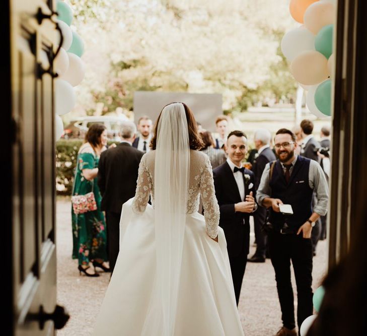 Emma Beaumont Bespoke Bride For A Stylish Intimate Town House Wedding In Cheltenham With Images From The Curries & Florals Ruby And The Wolf