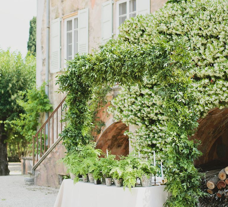 Greenery on the French Riviera | Purewhite Photography | D'amour et de deco Styling