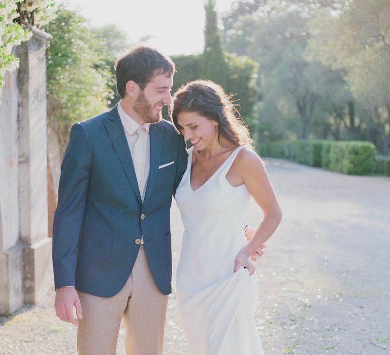 Bride & Groom | Greenery on the French Riviera | Purewhite Photography | D'amour et de deco Styling