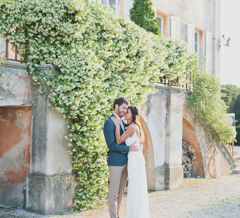 Bride & Groom | Greenery on the French Riviera | Purewhite Photography | D'amour et de deco Styling