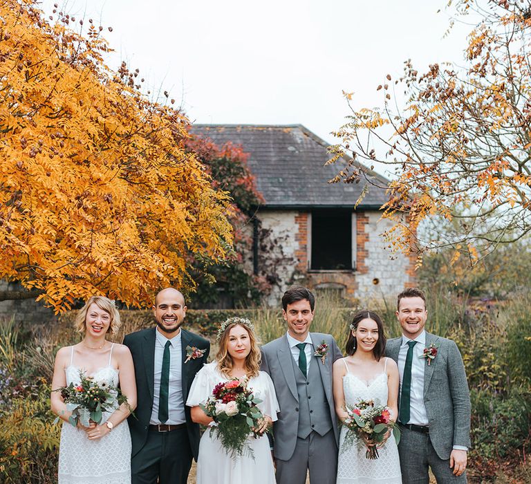 Alternative Wedding Group Shots // Image By Miss Gen