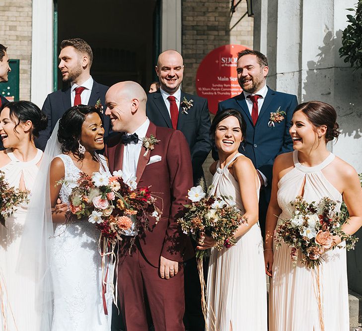 Alternative Wedding Group Shots // Image By Miss Gen