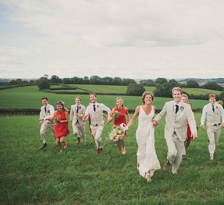 Alternative Wedding Group Shots // Image By Maureen Du Preez