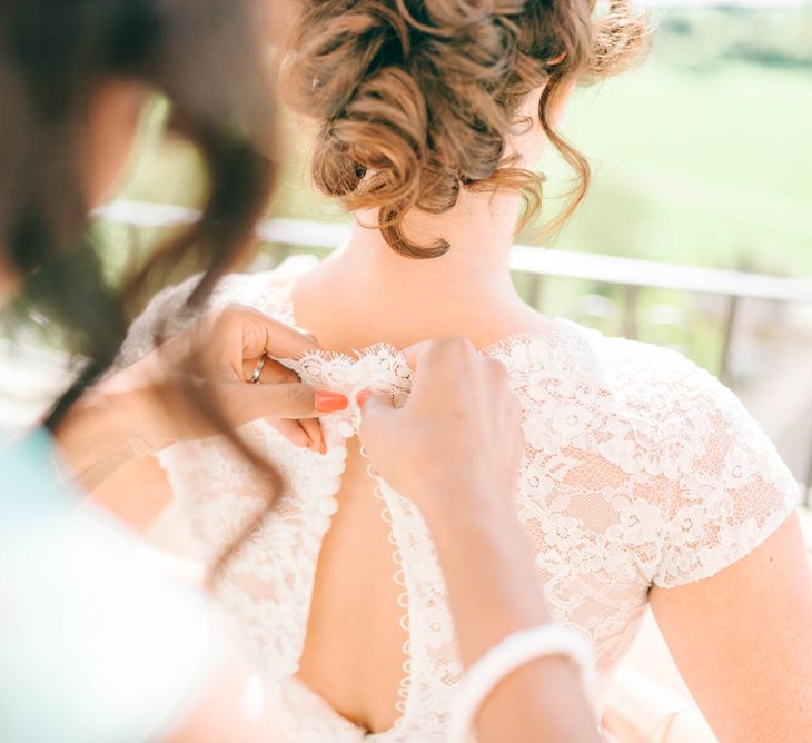 Bride Getting Ready For Wedding