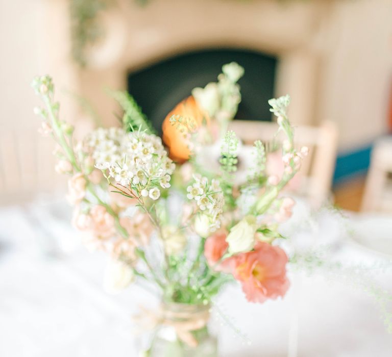 Vegan Wedding Reception With Bride In 50s Style Dress At The London Rowing Club With Charity Flowers & Images by Matt Ethan Photography