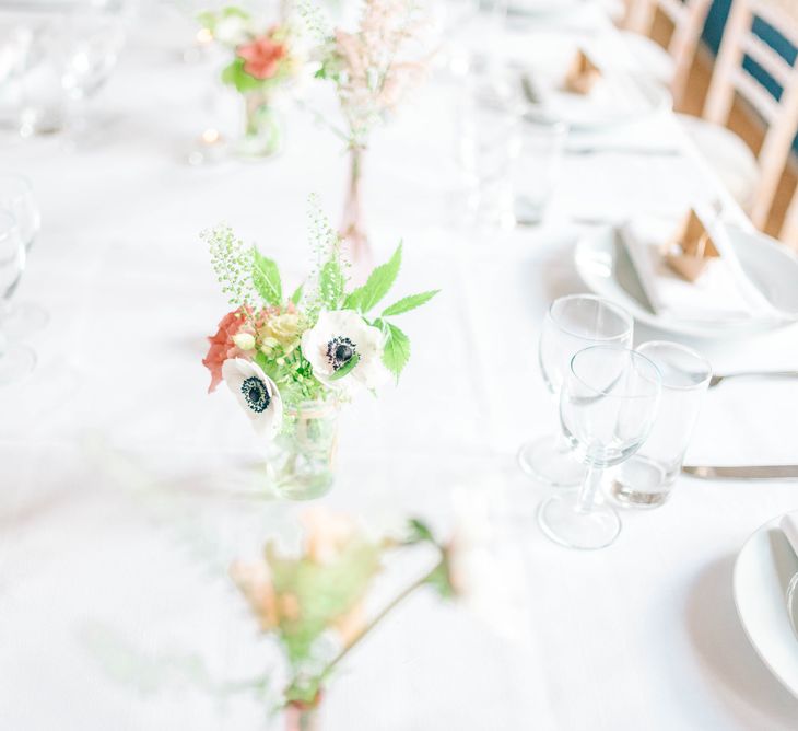 Vegan Wedding Reception With Bride In 50s Style Dress At The London Rowing Club With Charity Flowers & Images by Matt Ethan Photography