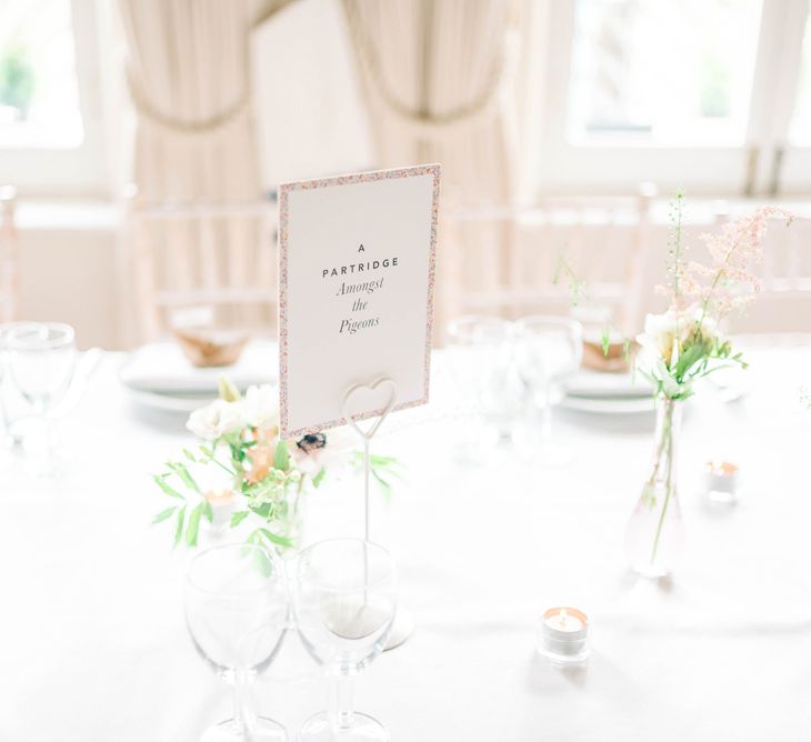 Vegan Wedding Reception With Bride In 50s Style Dress At The London Rowing Club With Charity Flowers & Images by Matt Ethan Photography