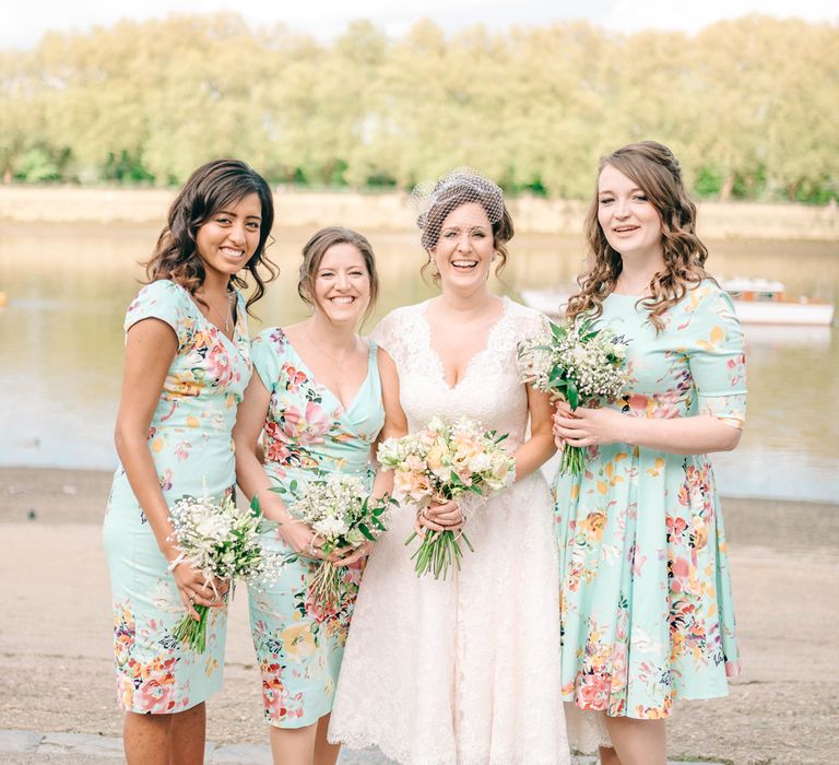 Bridesmaids In Floral Print