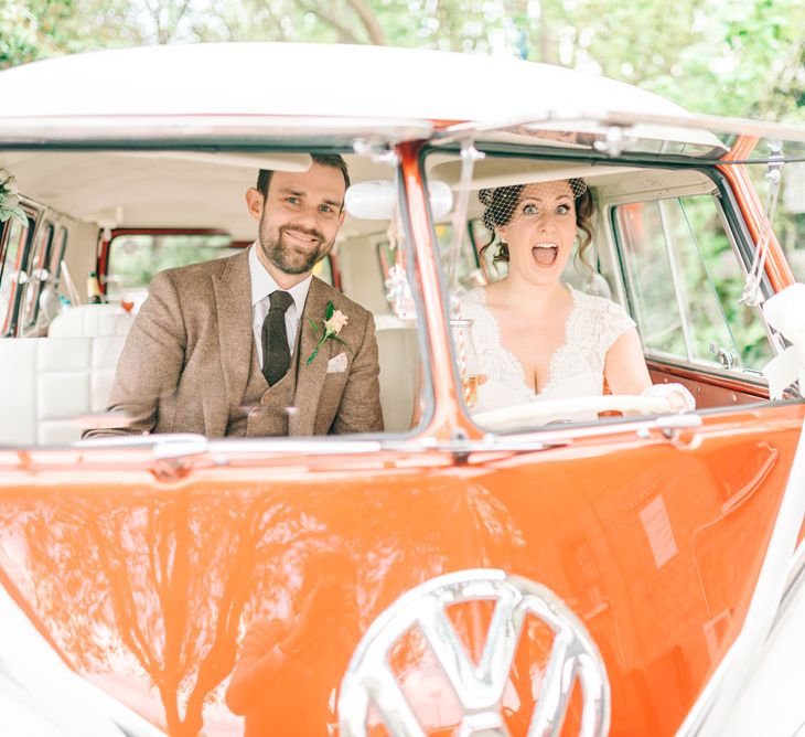 Vintage VW Camper Van For Wedding